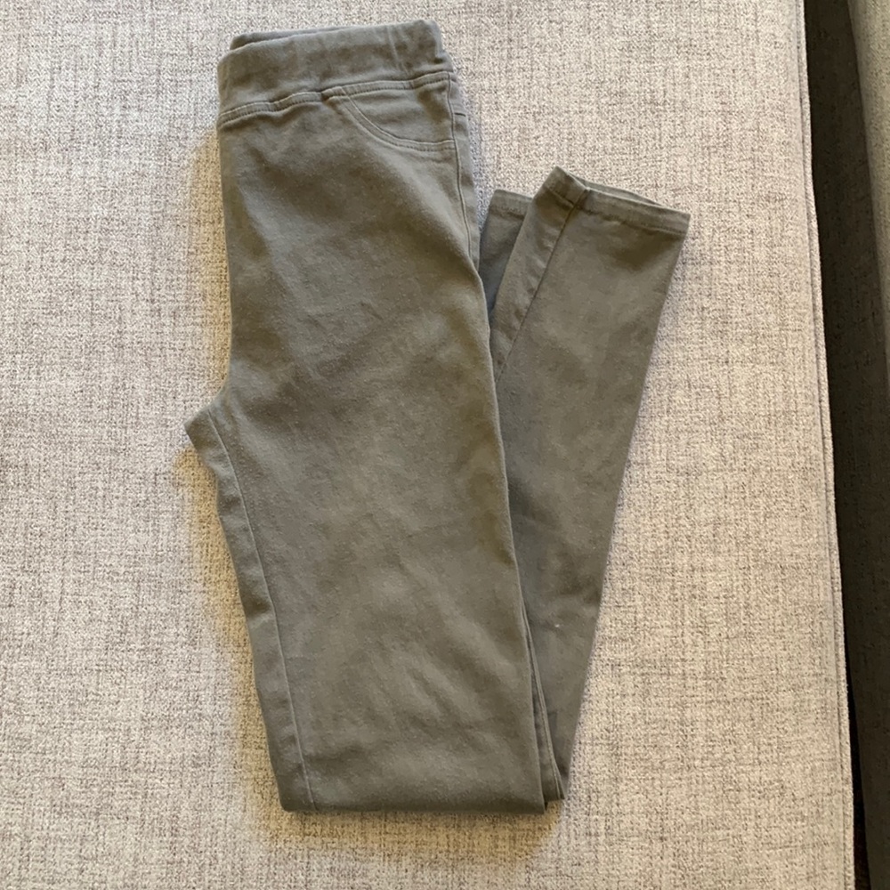 umgee jeggings // small // olive green
